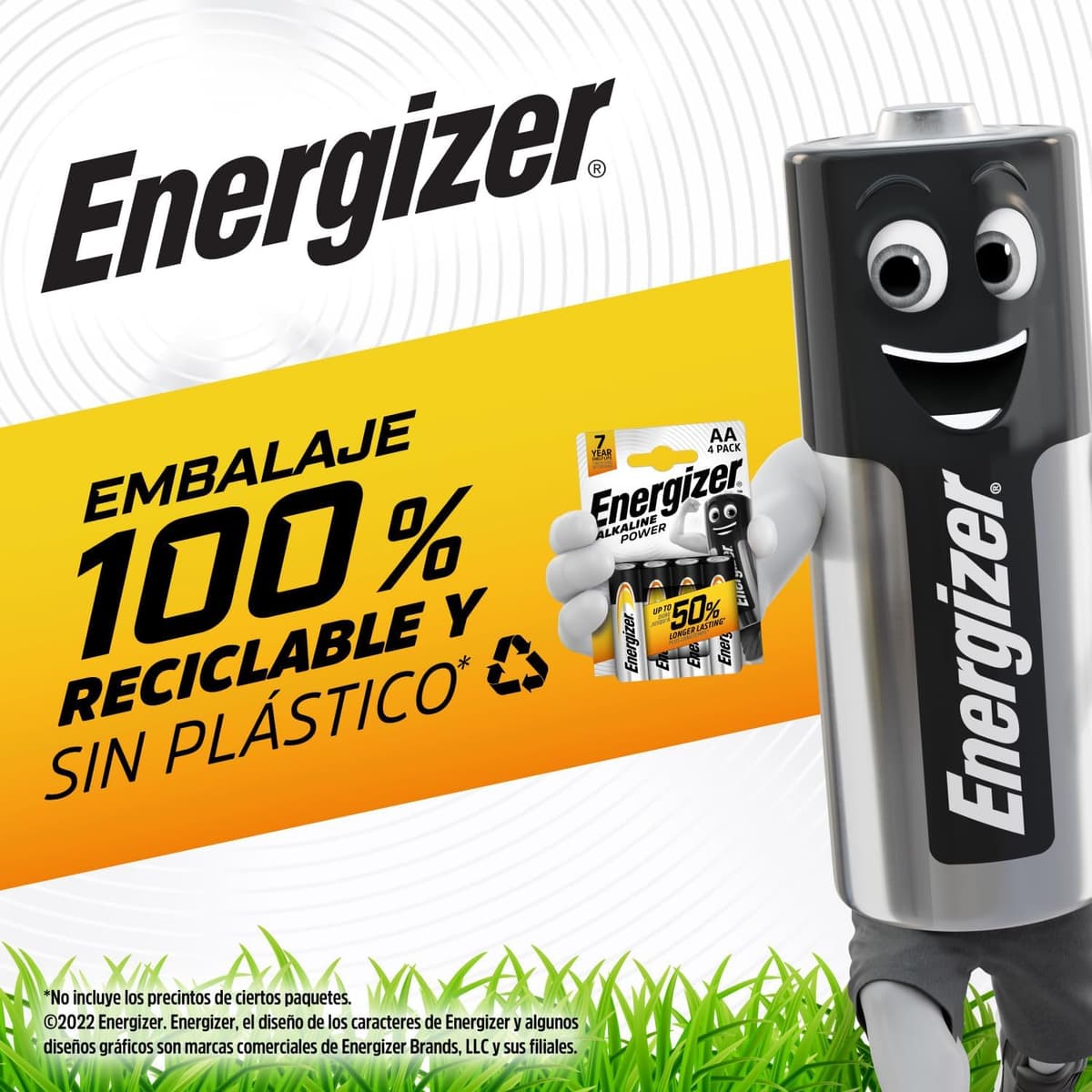 Energizer Alkaline Power - AA Batteries (16 Pack) - Double A Battery 1.5V - Up To 50% Longer Lasting - For Everyday Devices - 100% Recyclable Packaging - 7 Year Shelf-Life [Amazon Exclusive] — view 5