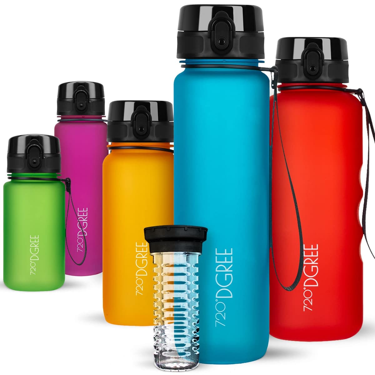 720°DGREE Botella de agua uberBottle – 1,5 litros, 1500ml | Novedosa botella deportiva | Sin BPA | Ideal para niños, fitness, deportes, fútbol, guardería, escuela, pequeños, antigoteo — view 310