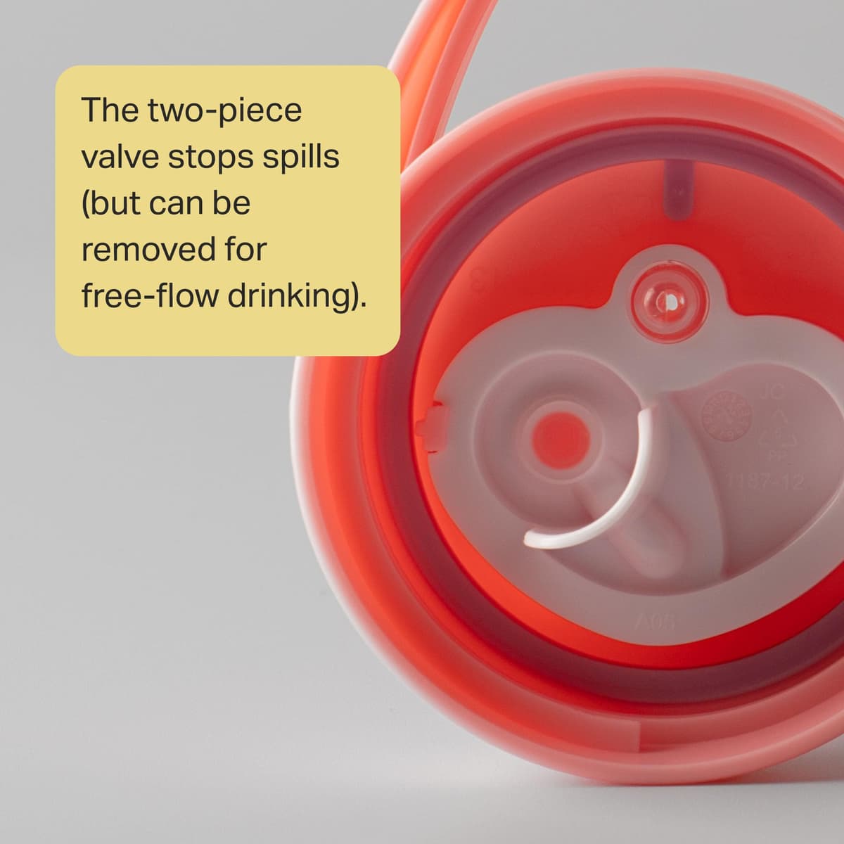 Tommee Tippee Insulated Active Spout Cup, 266ml, Non-Spill Water Bottle for Toddlers 12 Months+, Insulated to Help Keep Their Drinks Cool, Pink and Purple, 2 Pack — view 4