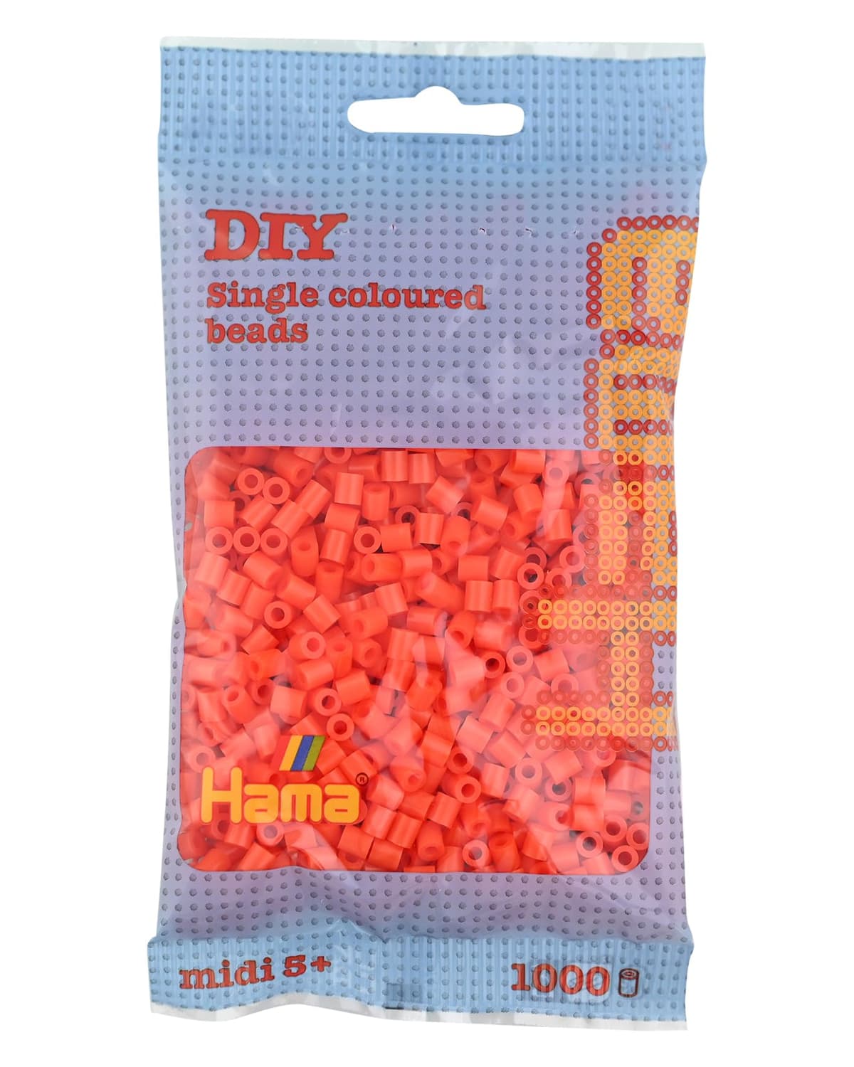 HAMA Bolsa de perlas | Aprox. 1000 cuentas midi fusibles para manualidades y mosaicos | Perlas de fusión para niños creativos 5+ | Juego de arte y decoración | Beige — view 16