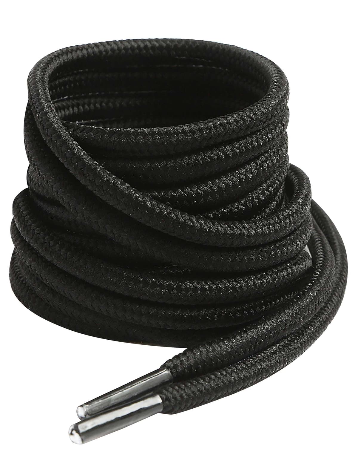 VSUDO Cordones Botas de Montaña Redondos, ø4 mm Cordones Zapatillas/Zapatos de Trabajo, Aguetas Botas para Zapatos de Militares/Seguridad/Treking para Mujer o Hombre