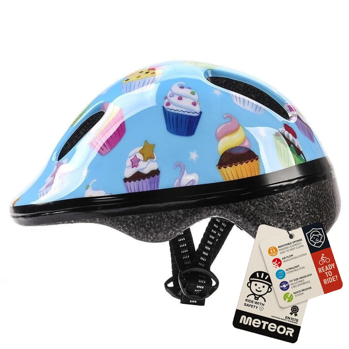 Casco Bicicleta para Niñas y Niños - Helmet Infantil de Bici para Ciclismo MTB Road Race Montaña BMX Carretera y Actividad Ciclista - Rolerskate Patines — view 42
