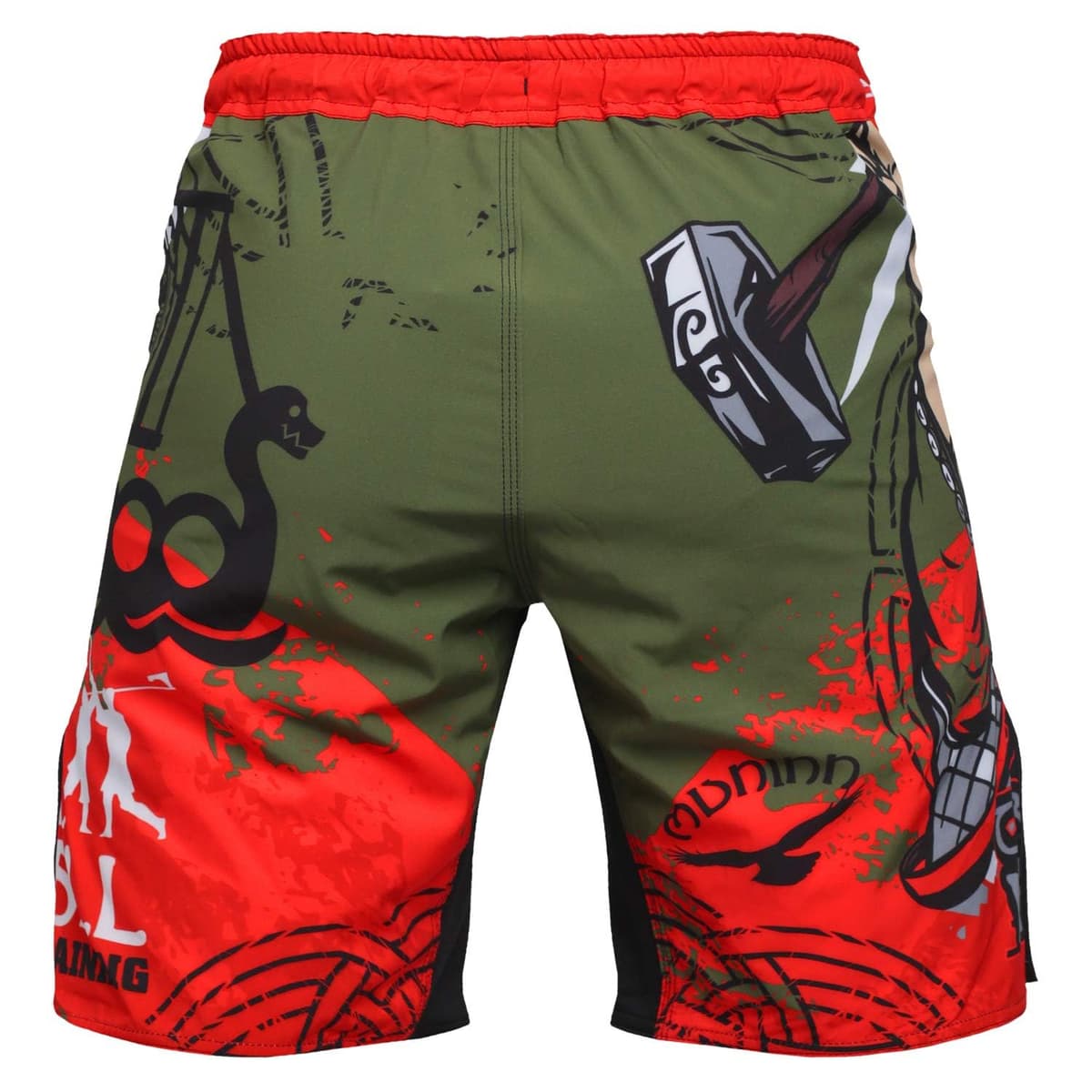 Hardcore Training Fight Shorts Hombre Pantalones Cortos MMA BJJ Boxeo Grappling Fitness No Gi — view 5