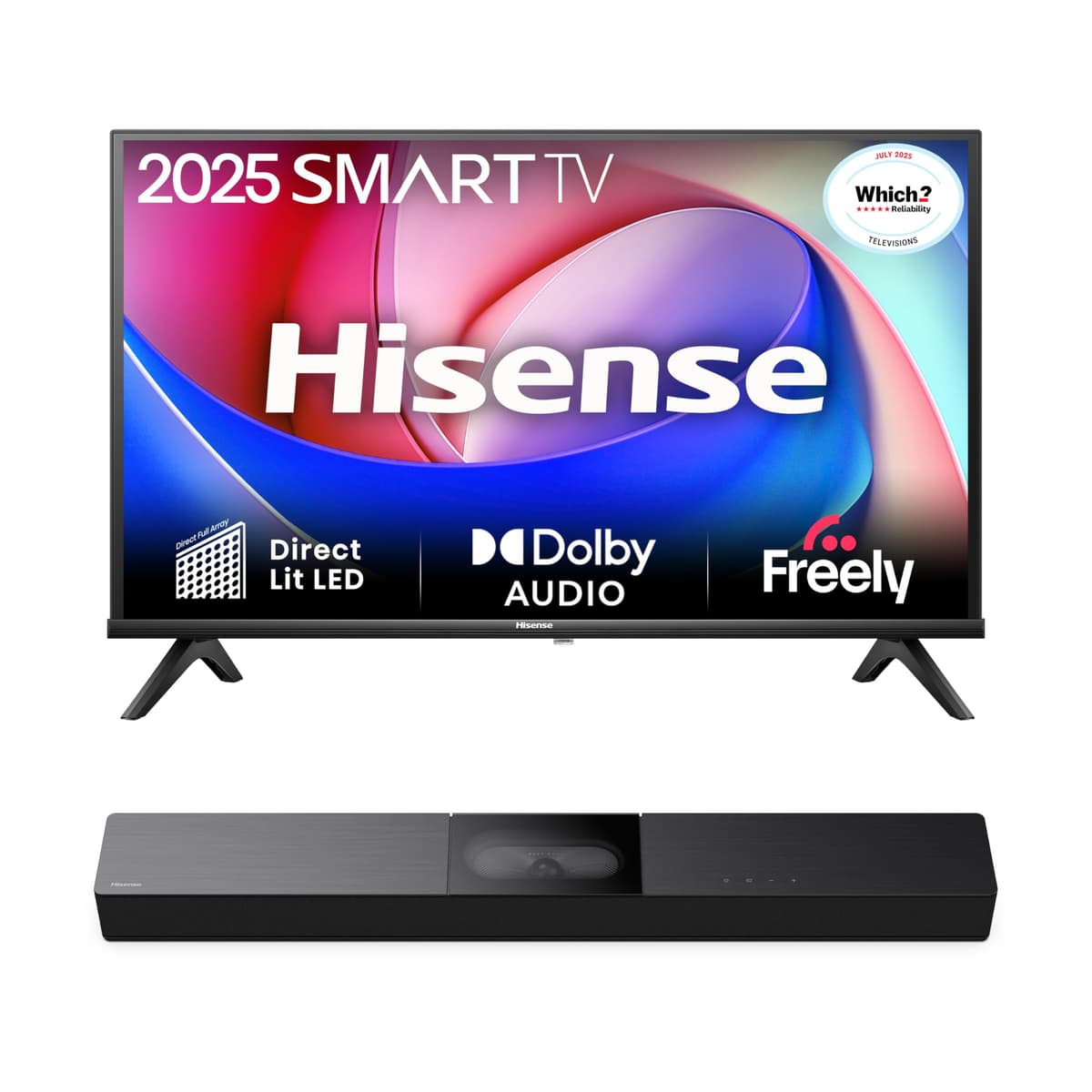 Hisense 32 Inch 32E4QTUK HD LED TV 2025 - Direct Lit LED, Dolby Audio, Natural Colour Enhancer, Games and Sports with Freely, Disney+, YouTube, Netflix — view 21