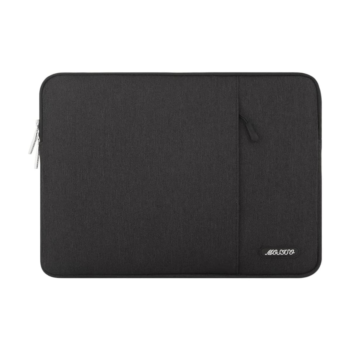 MOSISO Laptop Case 13.3 inch, 13-13.3 inch Laptop Sleeve Compatible with MacBook Air/Pro 13/Pro 14 M5 M4 M3 M2 M1, HP Dell ASUS Lenovo,Polyester Vertical Computer Sleeve Bag with Pocket, Gray — view 70