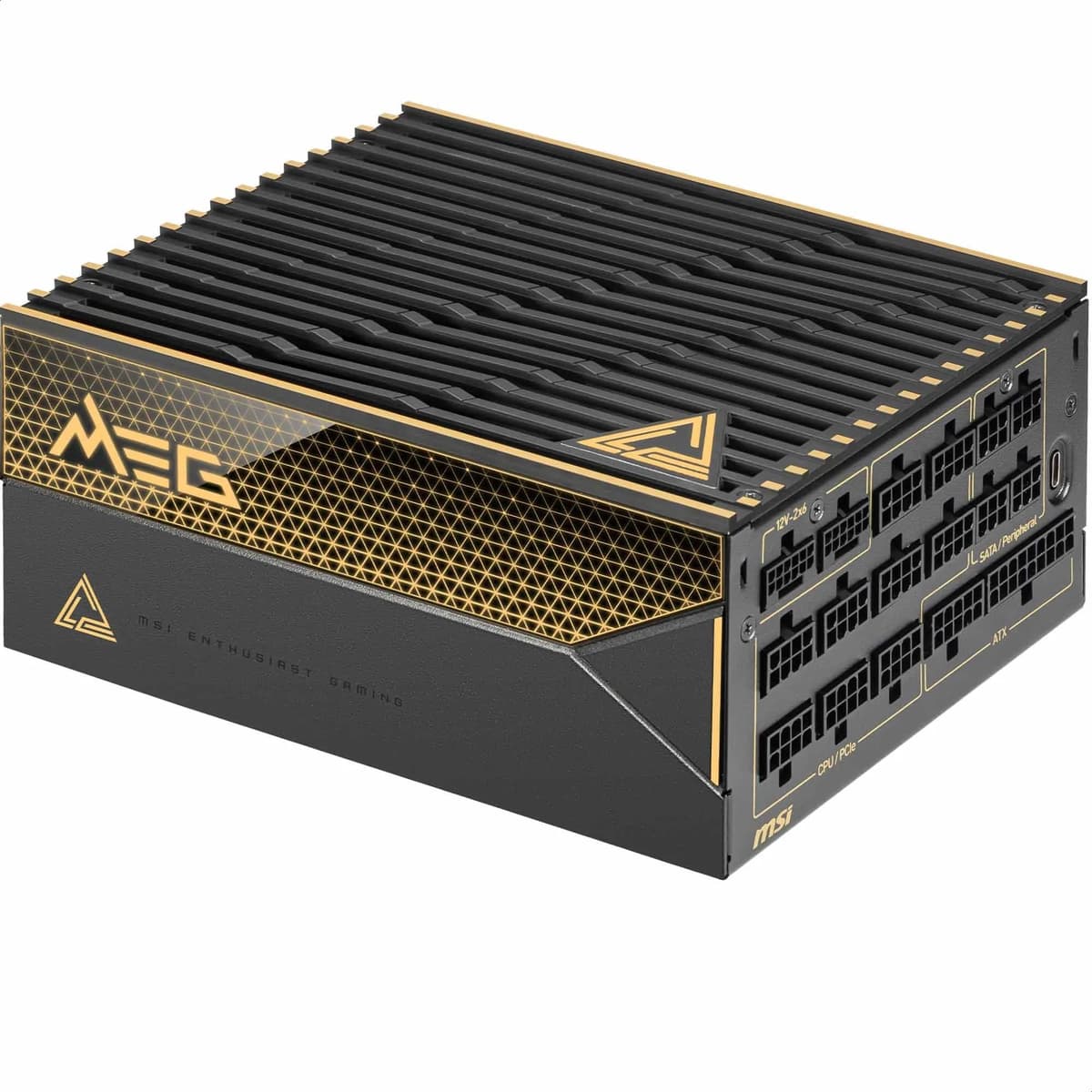 MSI MAG A750GL PCIE5 Power Supply Unit, 750W, 80 Plus Gold, Fully Modular, ATX 3.0, PCIe 5.0 GPU Support, 120mm FDB Fan, Full-Bridge LLC, Flat Black Cables - 7 Year Warranty — view 28