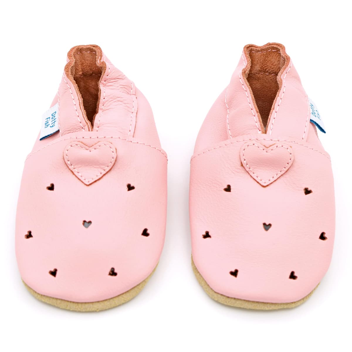 Dotty Fish Soft Sole Leather Baby & Toddler Shoes – Barefoot, Non-Slip, Lightweight & Flexible, Elasticated Ankles - Unisex Boys & Girls, UK Brand, Podiatry Approved — view 22