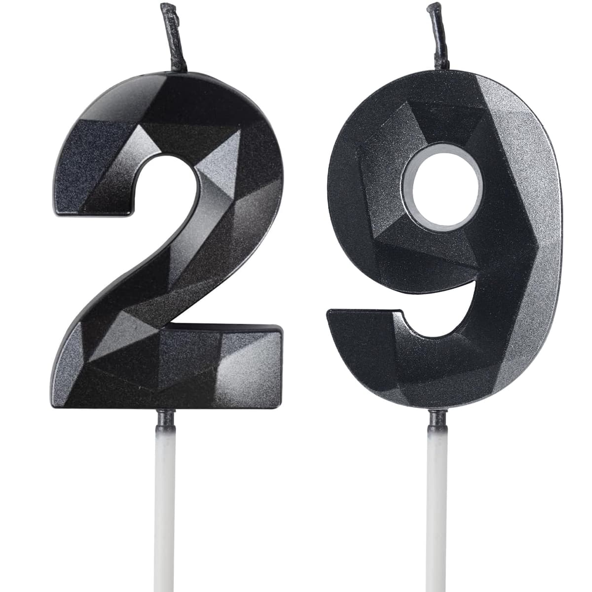 Yiran 50th Birthday Candles, Gold Number 50 Happy Birthday Candles, Cake Topper Decorations for Birthday Party, Wedding Anniversary Celebration Supply — view 81
