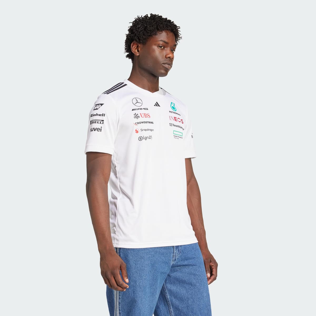 adidas Men's Camiseta Mercedes - AMG Petronas Formula One Team Driver — view 3