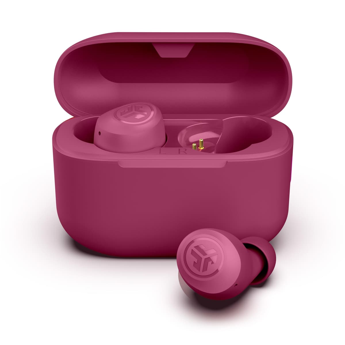 JLab Go Air Pop+ Auriculares Inalambricos Bluetooth, Wireless Earbuds 35+ Horas Rendimiento con Caja de Carga - Audifonos Bluetooth Inalambricos con Micrófono, Dual Connect, App, Negro Medianoche — view 18