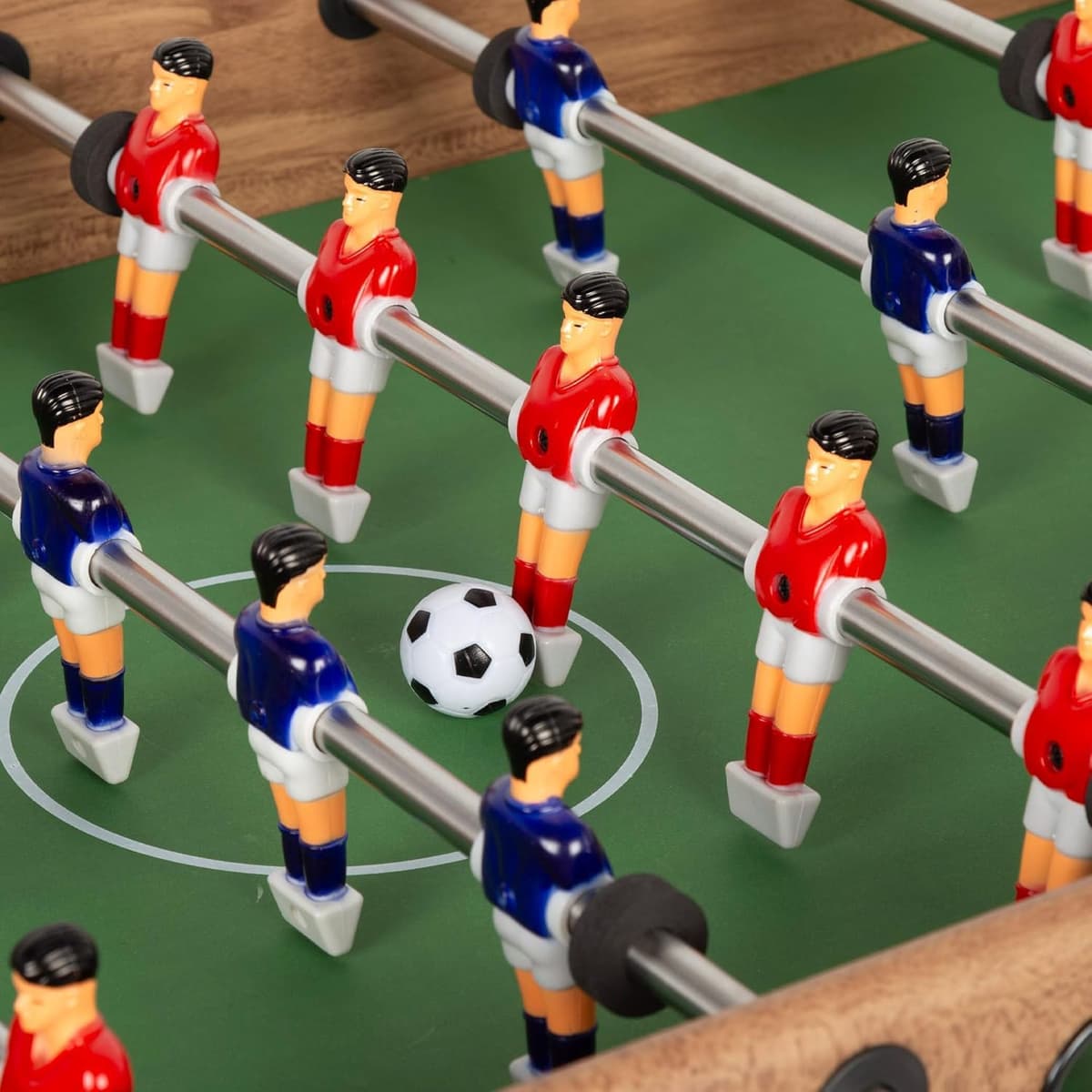ColorBaby 85432 CB Games Futbolín para niños y Adultos, De Madera de Haya Resistente, Patas Metal, Marcadores manuales, 2-4 Jugadores, 121x61x81 cm, Futbolines, Juegos fútbol niño, Juguetes 6 años — view 5