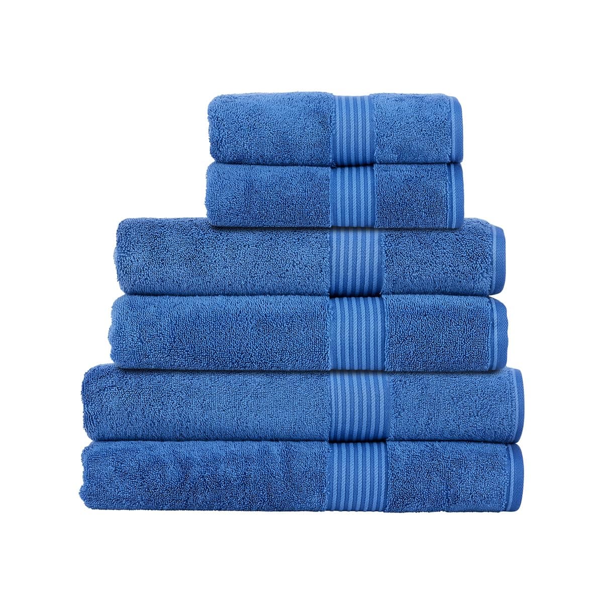 Christy Supreme Hygro 2 Hand Towels Set | Mineral Blue | 100% Luxury Supima Cotton | Ultra Soft | Super Absorbent | 650GSM | Plush and Long Lasting — view 129