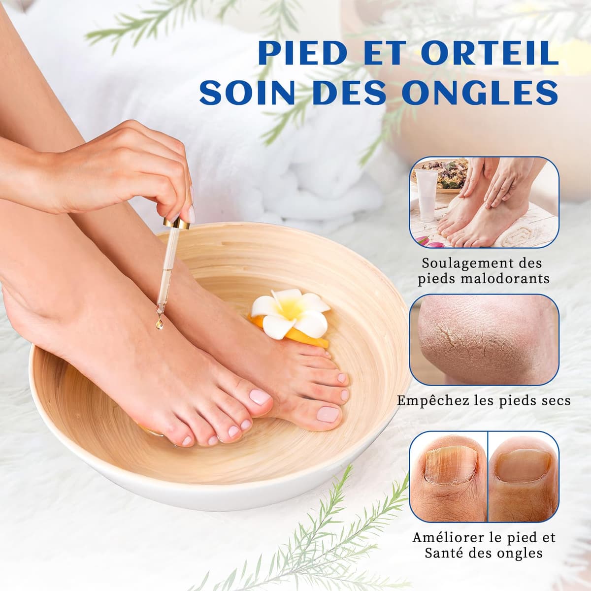 HIQILI Aceite Arbol Del Te 100ml, 100% Natural Puro, para Piel, Cabello, Uñas, Difusore, se Puede Añadir Champú, al gel de Ducha y a los Spray — view 4