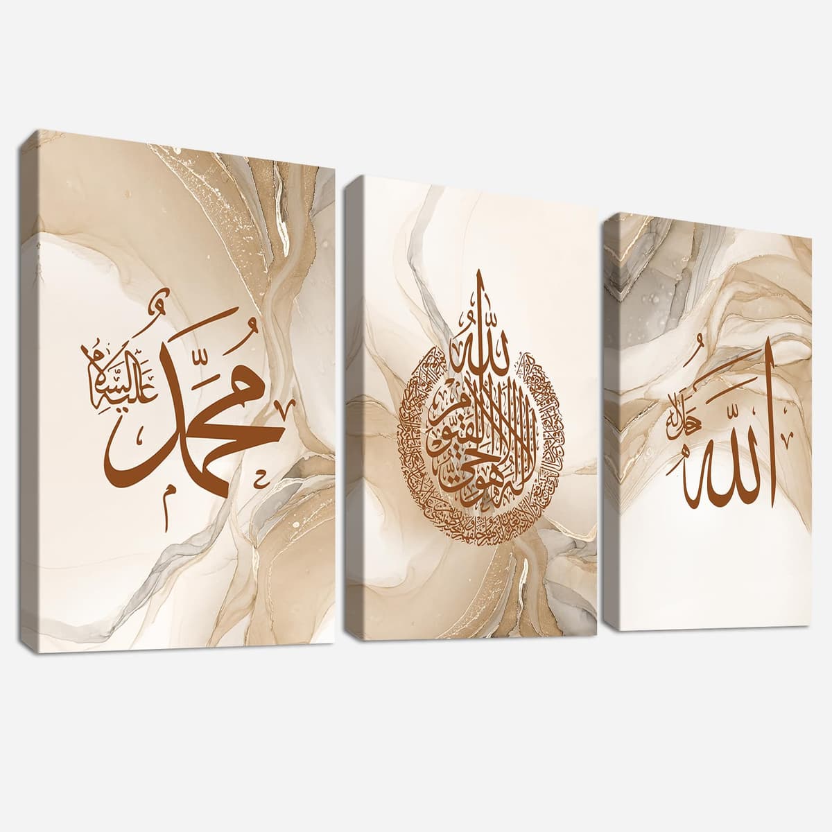 3 Panels Black White Canvas Wall Art Love Home Motivational Quotes Painting on Canvas Print Picture for Living Room Hallway Stairs Bedroom Bathroom Wall Decor Ready To Hang 90x40cm(12"x16"x3pcs) — view 13