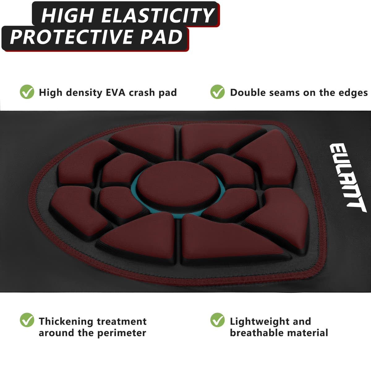 EULANT Flexible Coderas,Acolchado Grueso Mangas para Brazos de Baloncesto,Protecciones Codo para Futbol Sala Portero Voleibol Balonmano Danza Boxeo MMA MTB Patinaje Artistico Gimnasia — view 3
