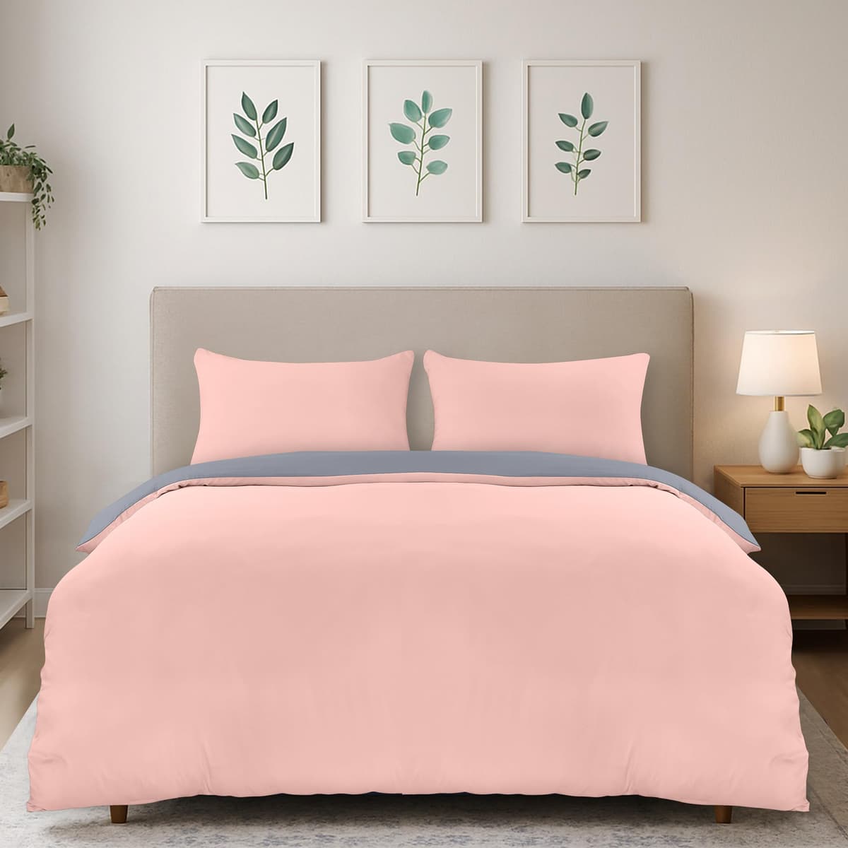 Utopia Bedding Duvet Cover Double - Soft Microfibre Polyester - Bedding Quilt Cover Set, with Pillow cases (Grey) — view 16