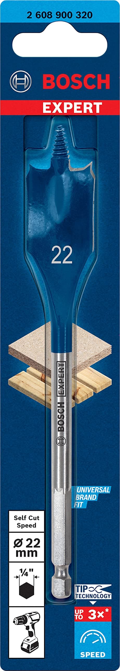 Bosch Professional 1x Broca para martillo Expert SDS plus-7X (para Hormigón armado, Ø 6.00 x 115 mm, accesorios Martillo perforador rotativo) — view 90
