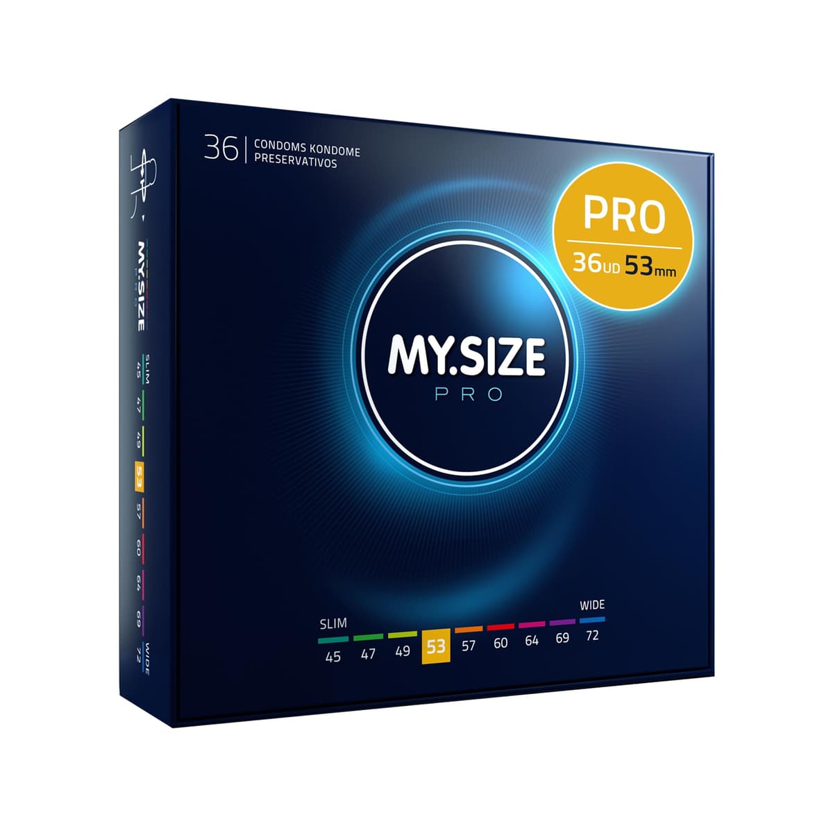 MY.SIZE PRO Condones ÉLITE, talla 5, 60 mm, XL, 10 piezas - Látex Vytex extra puro, fácil de abrir — view 30