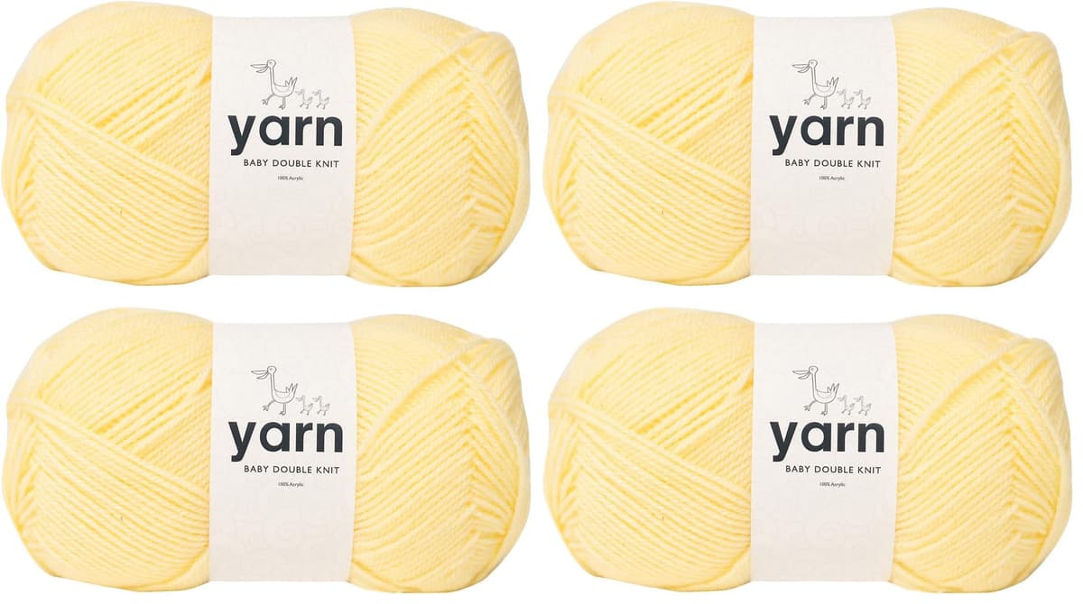 Korbond DK Beige Yarn - 100g Acrylic Wool - Lightweight, Hypoallergenic & Durable Double Knit Crochet Yarn Knitting Wool (290m Total) — view 36