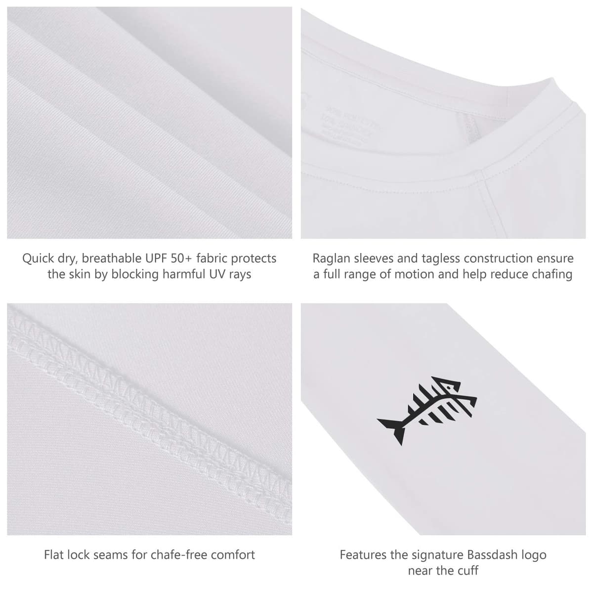Bassdash - Camiseta de Manga Larga para Mujer con protección Solar UPF 50+ UV para Pesca, Senderismo, Rendimiento — view 5