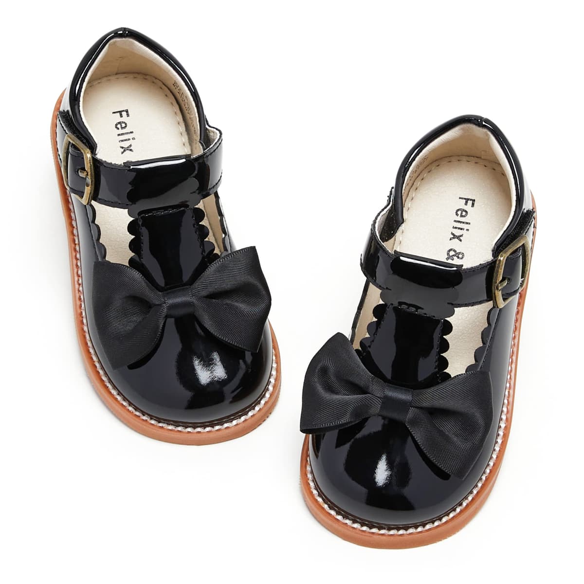 Felix & Flora Toddler Little Girl Mary Jane Dress Shoes - Ballet Flats for Girl Party School Shoes — view 25