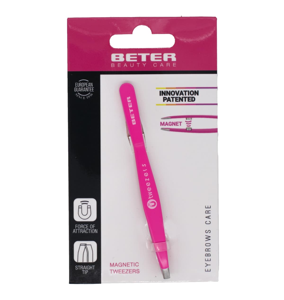 Beter – Pack de 2 pinzas de depilar para cejas de punta recta, inoxidables. — view 10