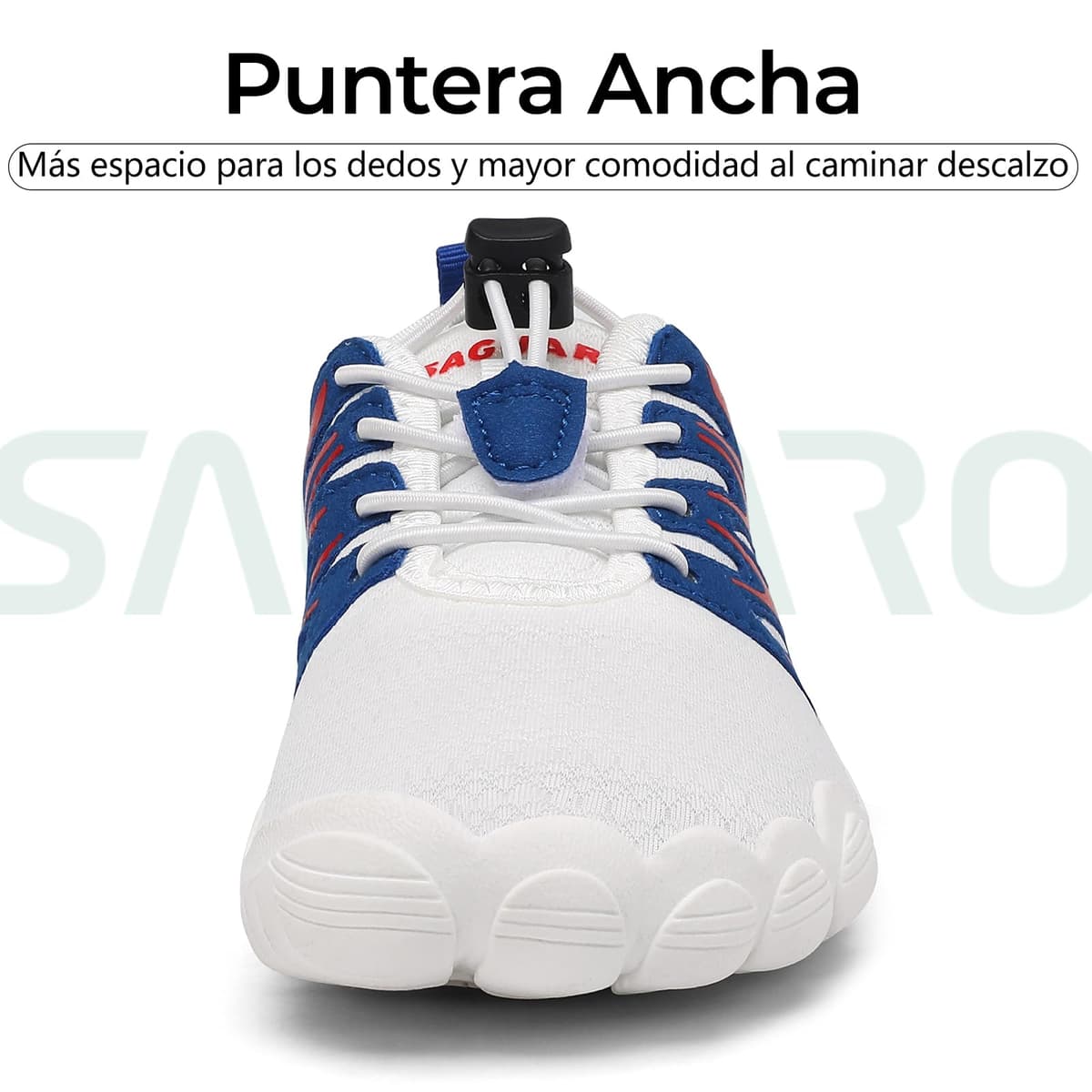 SAGUARO Escarpines de Agua Niño Niña Zapatillas Barefoot - Secado Rápido Transpirable Puntera Ancha, Gr.25-38 — view 4