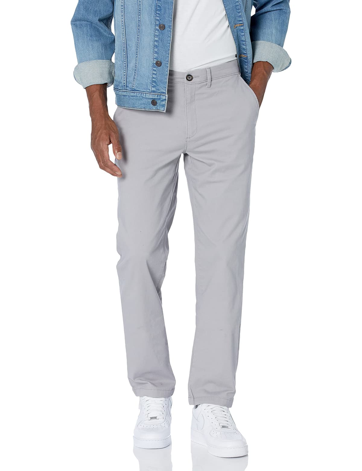 Amazon Essentials Pantalones Informales de Estilo Chino, Elásticos y de Corte Clásico Hombre — view 8