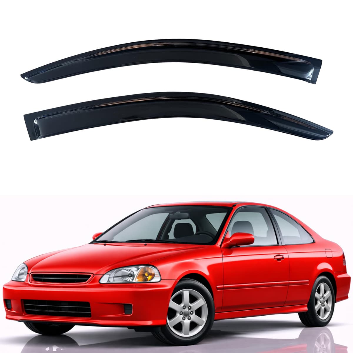KPY Rain Guards Fit for 2006-2013 Lexus IS250 IS350, Out-Channel Window Visors Vent Wind Deflectors 4PC, Car Accessories for 06-13 Lexus is Series — view 38