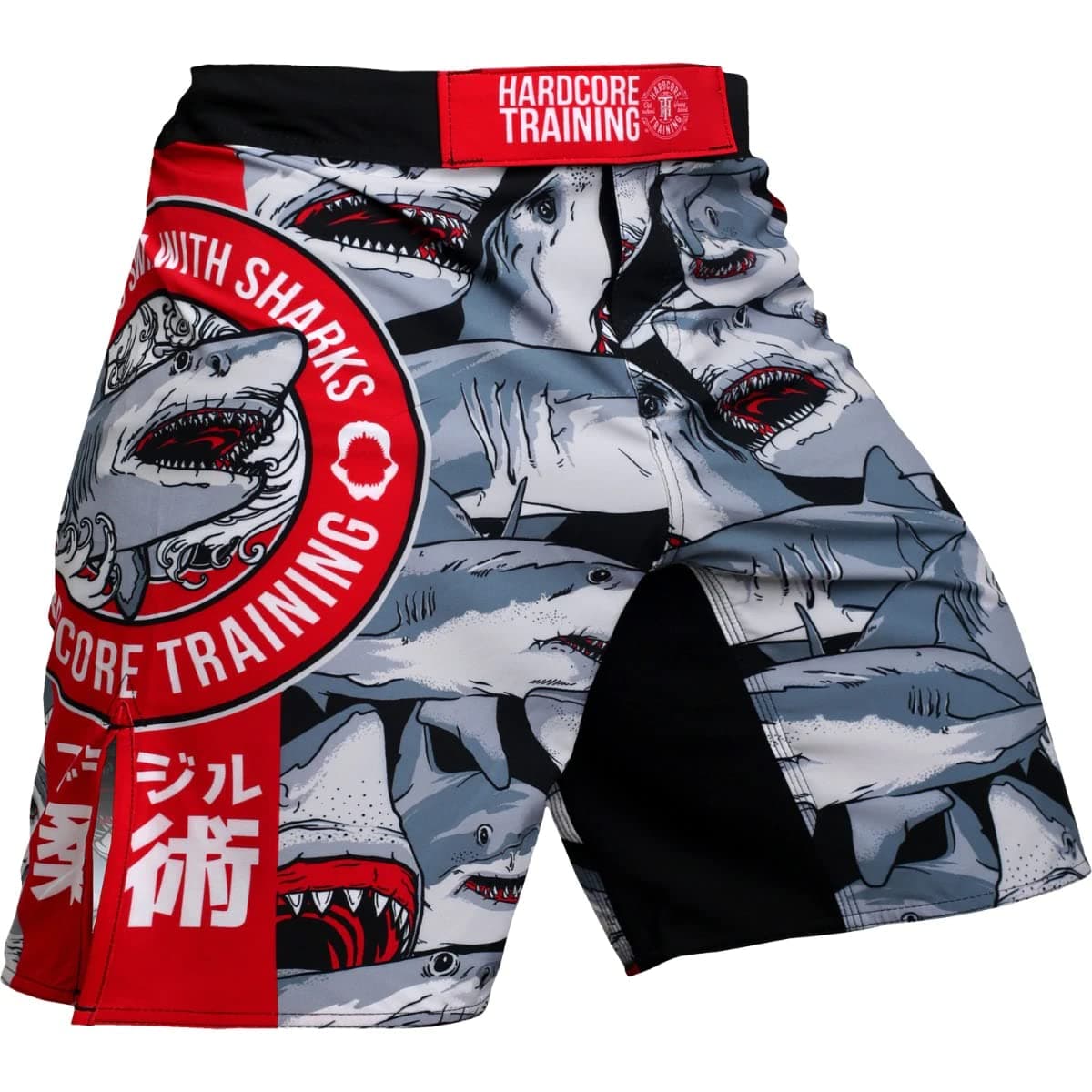 Hardcore Training Fight Shorts Hombre Pantalones Cortos MMA BJJ Boxeo Grappling Fitness No Gi — view 37