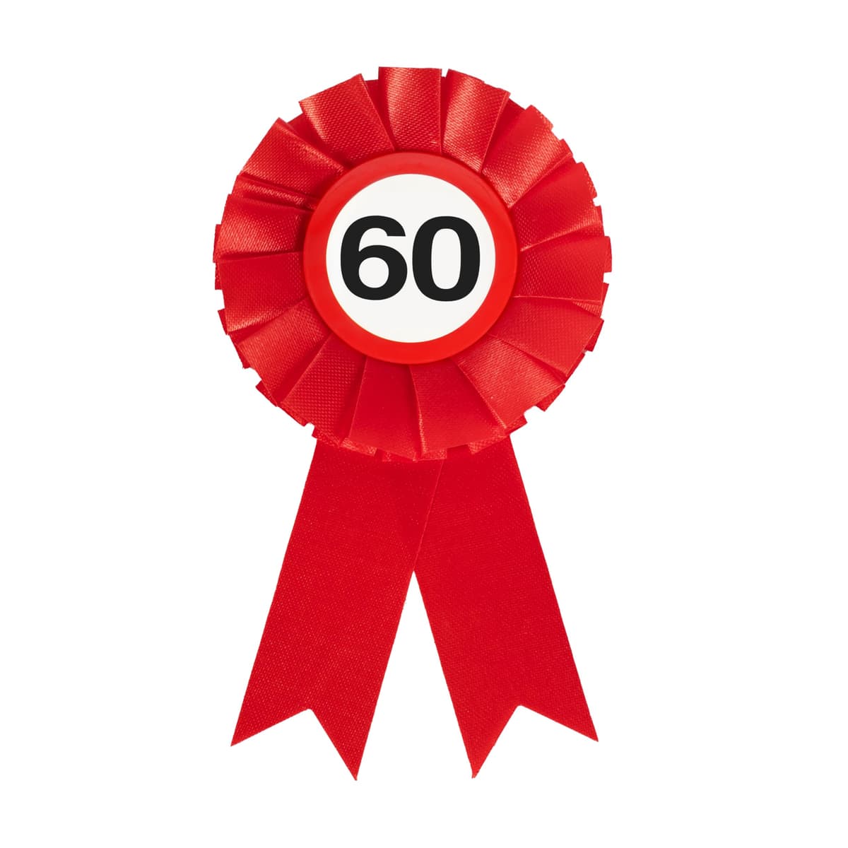 regalo para el 50 cumpleaños – Insignia roja y blanca con diseño de señal de tráfico “50” – Decoraciones originales y divertidas, ideales como regalo para hombre y mujer — view 13