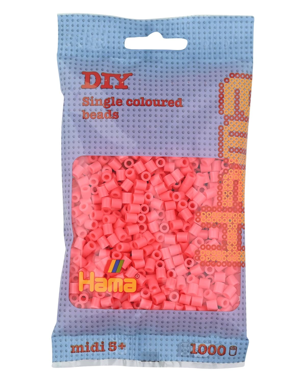 HAMA Bolsa de perlas | Aprox. 1000 cuentas midi fusibles para manualidades y mosaicos | Perlas de fusión para niños creativos 5+ | Juego de arte y decoración | Beige — view 17