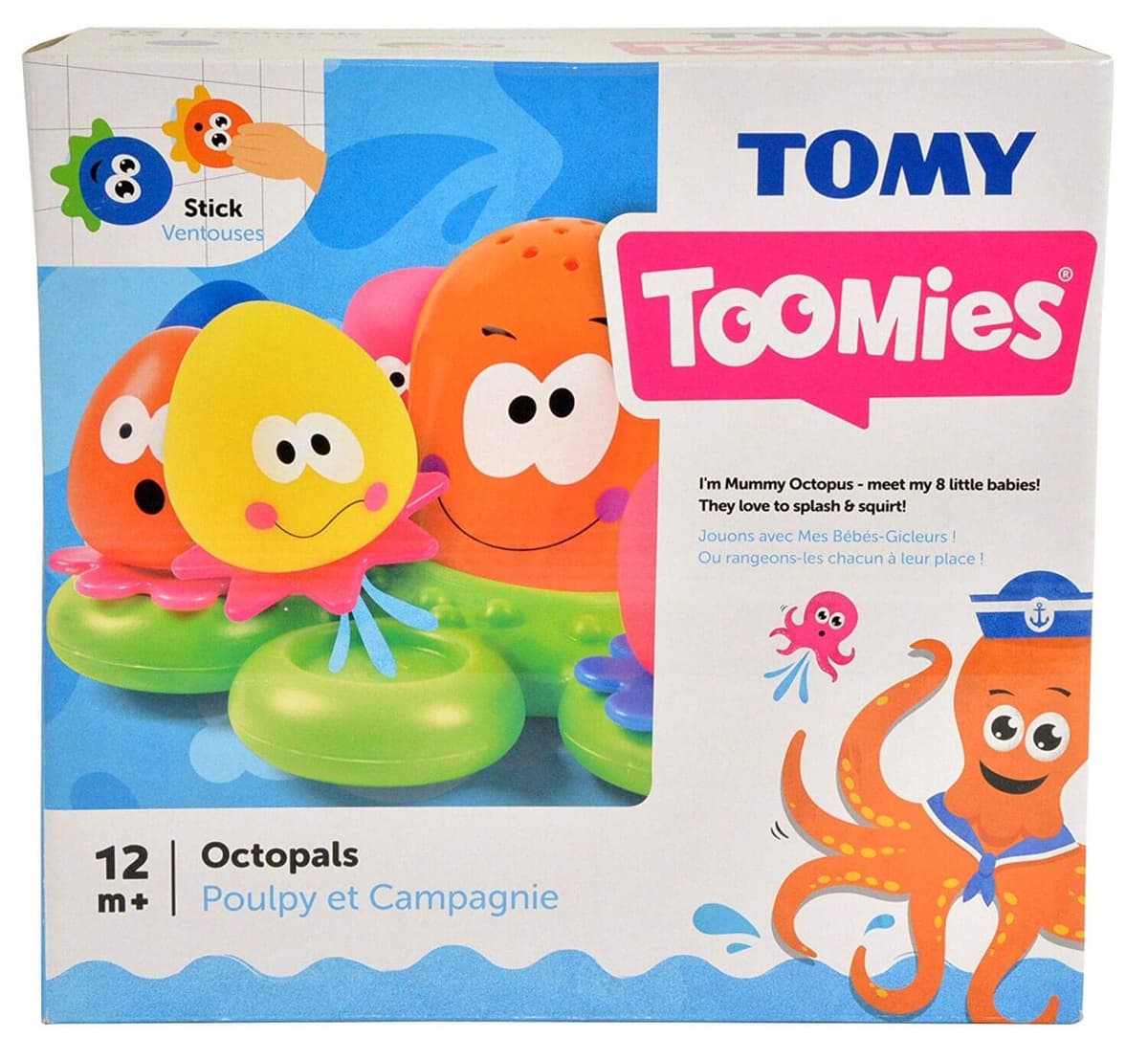 Toomies Octopals Number Sorting Baby Bath Toy | Educational Water Toys For Toddlers | Suitable For 1, 2 and 3 Years Old Boys and Girls, Multicolor — view 4