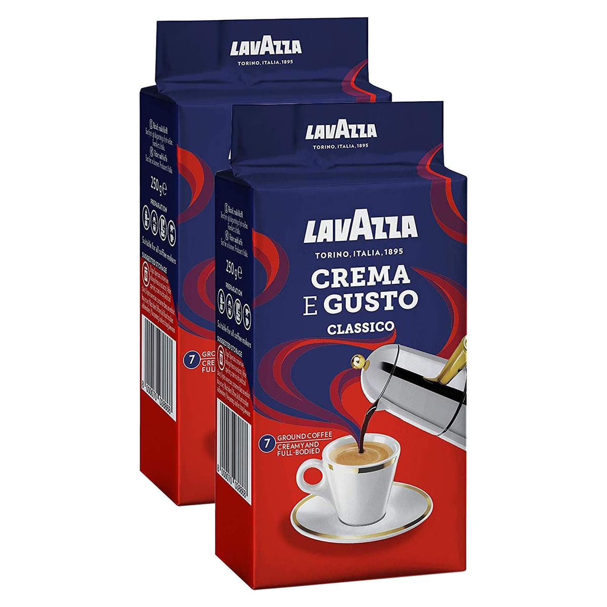 Lavazza, Qualità Rossa, Coffee Beans, Arabica and Robusta, Intensity 5/10, Medium Roasting, 1 Kg — view 51