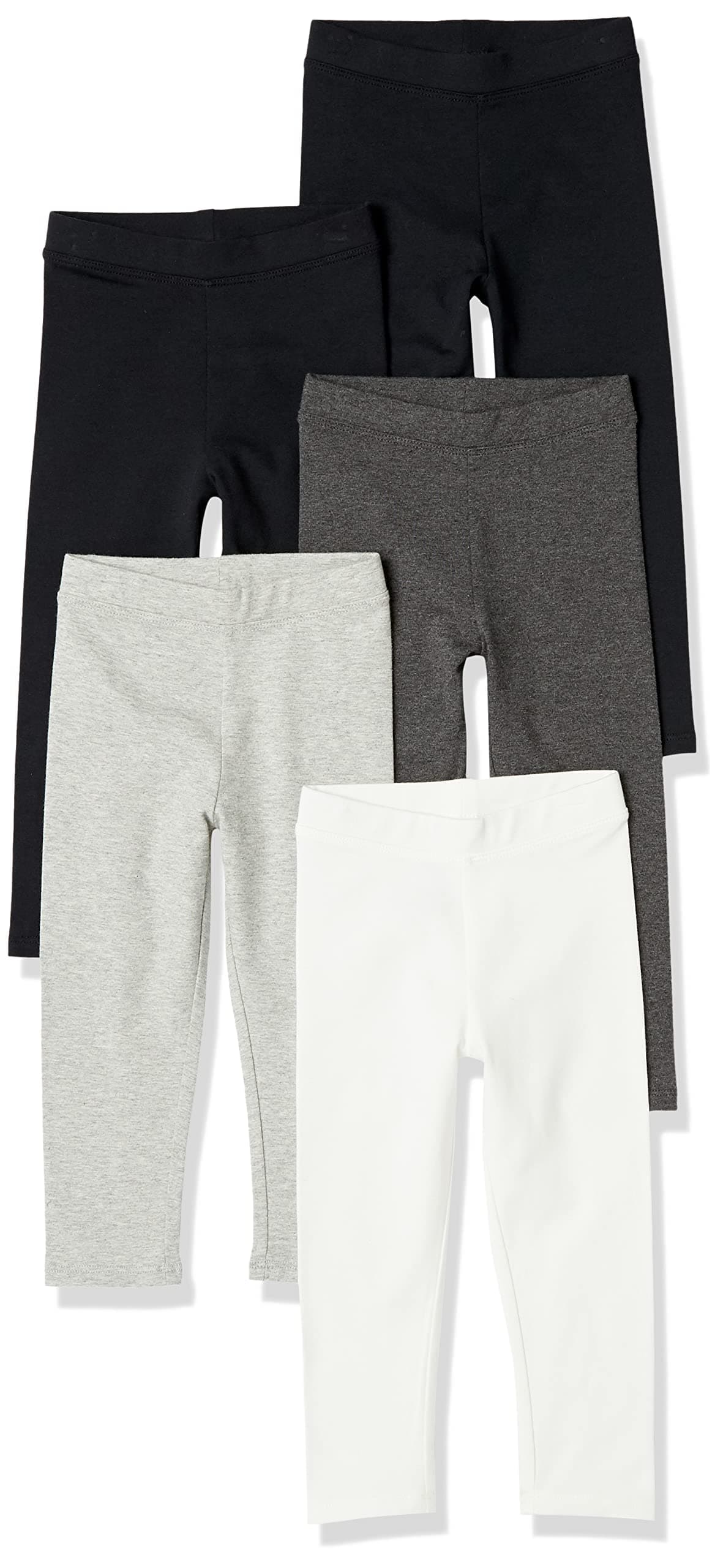 Amazon Essentials Girls and Toddlers' Leggings, Multipacks — view 21