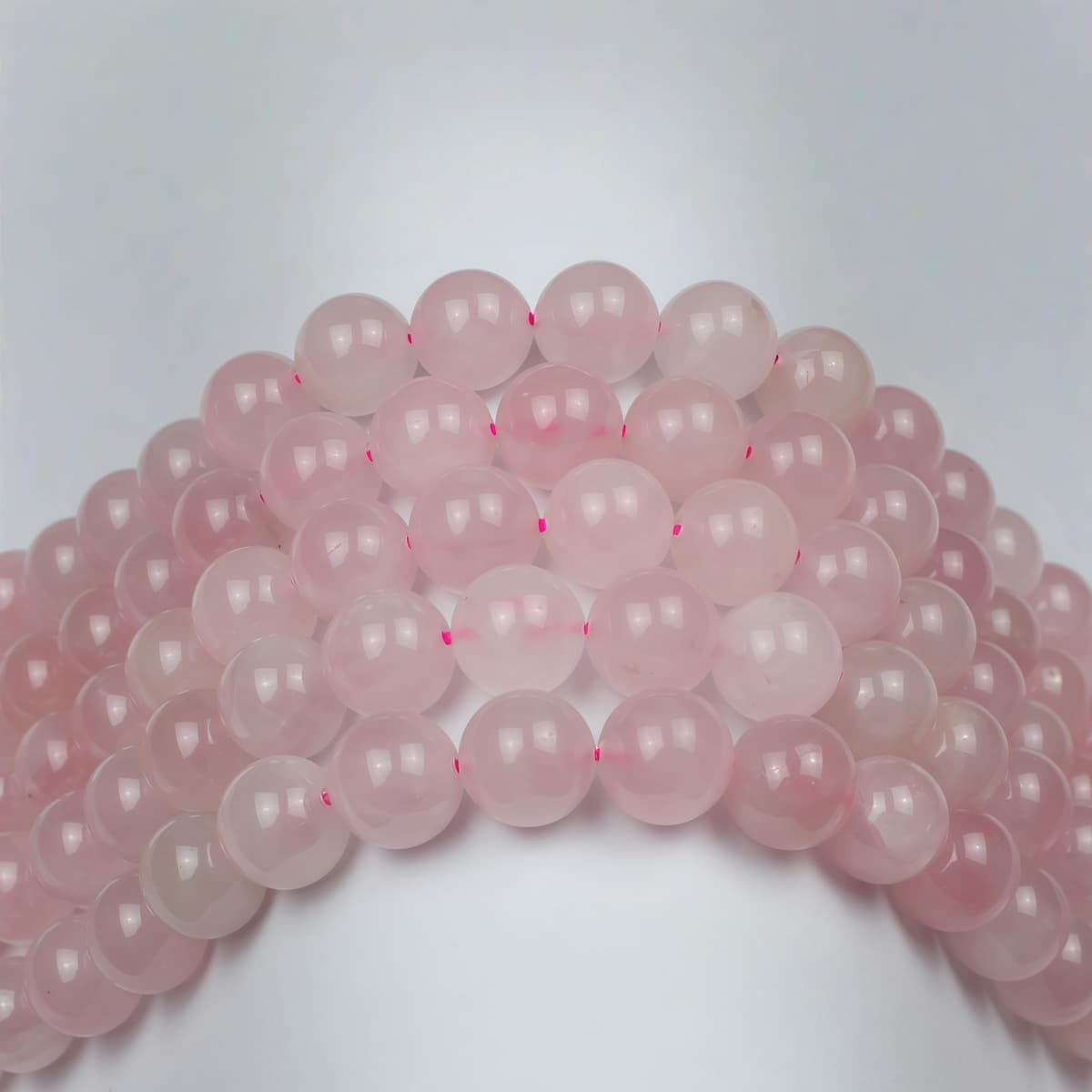 MJDCB 6mm 60 piezas Cuentas de Piedra Cuarzo Rosa Redondas Sueltas Piedras Semipreciosas Naturales para Hacer Joyas Pulseras Collares — view 6