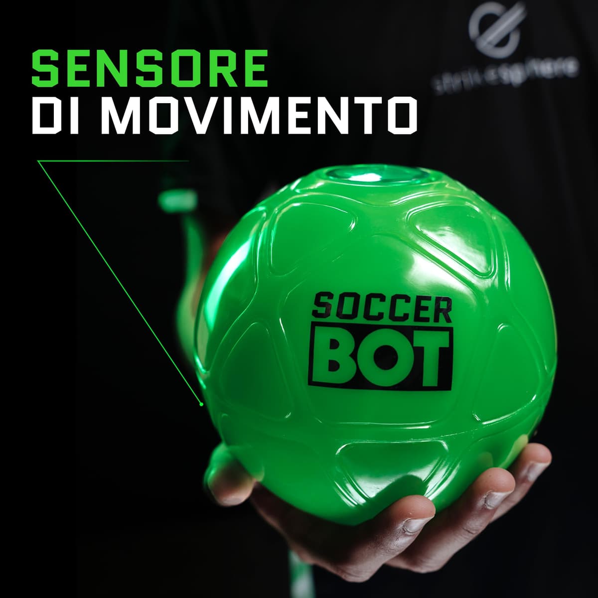 Smart Ball - Soccerbot, Entrenador Personal de Fútbol Indoor, Bot con Sensores para Seguir al Balón, Maniobrando para Probar tus Habilidades, Pantalla LCD para la Puntuación, Famosa (MR100000) — view 8