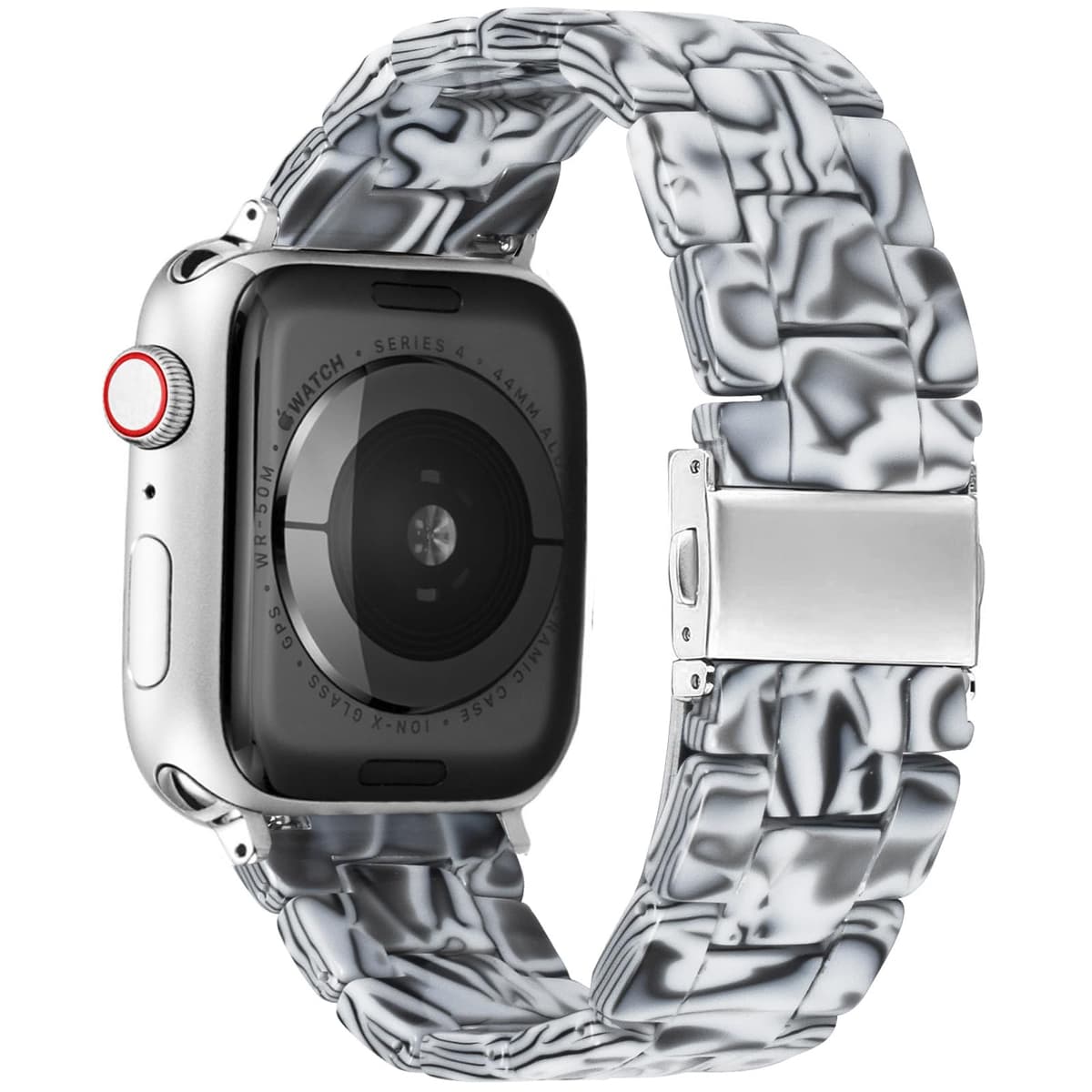 DEALELE Bands Compatible with Apple Watch 49mm 46mm 42mm 45mm 41mm 44mm 40mm 38mm, Colorful Resin Replacement Strap for iWatch Series 10/9 / 8/7 / 6/5 / 4/3 / Ultra/SE Women Men — view 10