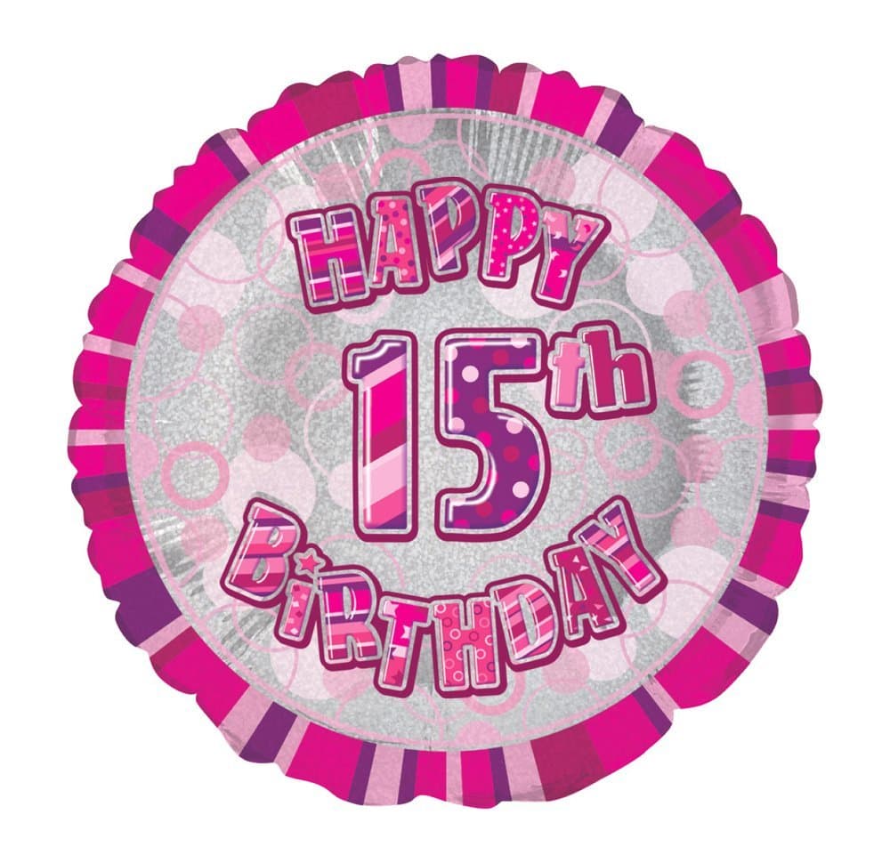 Unique Party 92068 - 9ft Foil Glitz Pink Happy 80th Birthday Banner — view 10