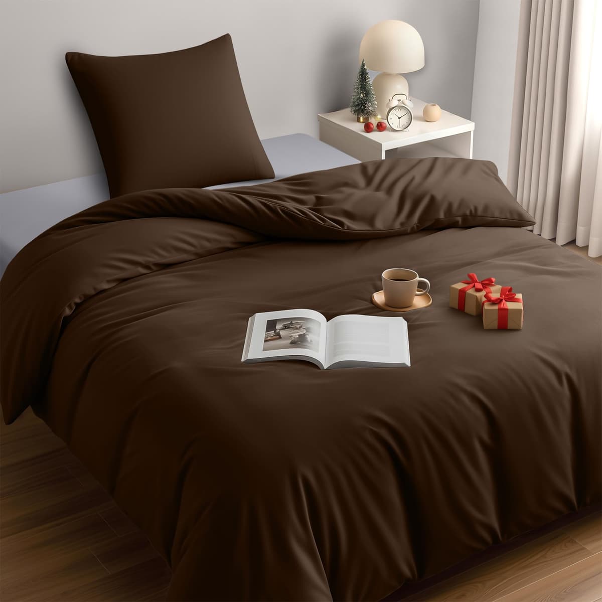 Utopia Bedding Funda Nordica Cama 180 - Microfibra Juego de Funda Nordica 240x260 cm y 2 Fundas de Almohada 65x65 cm (Blanco) — view 72
