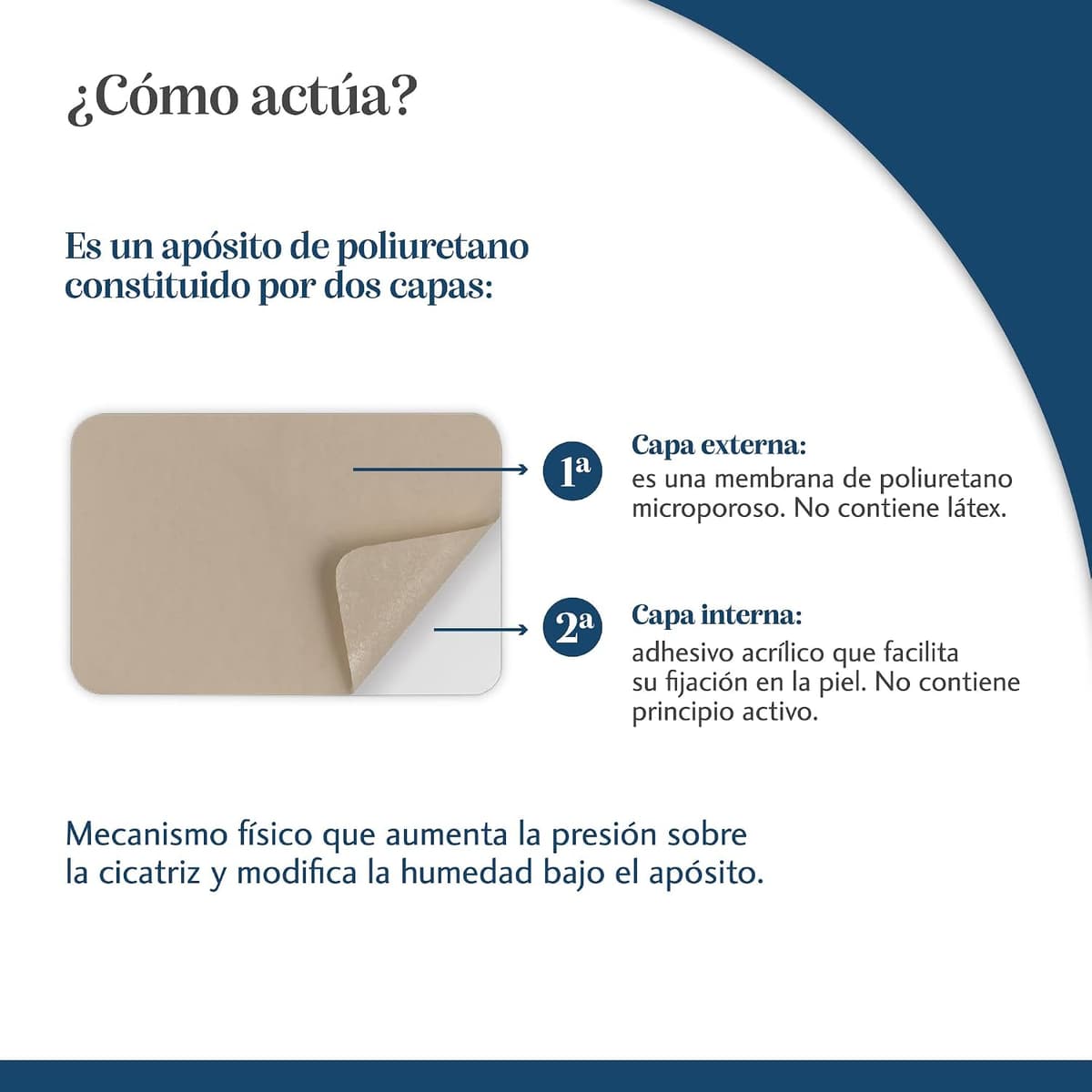 Trofolastin, Reductor de Cicatrices, Apósitos Adhesivos para Cicatrices Hipertróficas y Queloides, Quemaduras y Cortes, Tamaño 5x7,5cm, 5 Unidades — view 3
