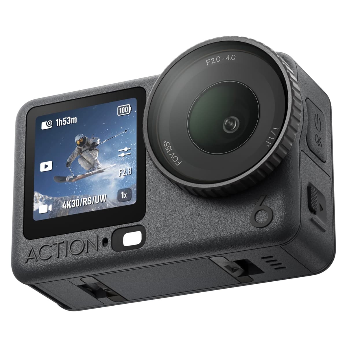 DJI Osmo Action 6 Enhanced Combo, Action Camera With 1/1.1″ Square Sensor, Variable Aperture of f/2.0–f/4.0, Extended Battery Life With 2 Batteries, Action Camera 8K for Extended Outdoor Filming — view 12