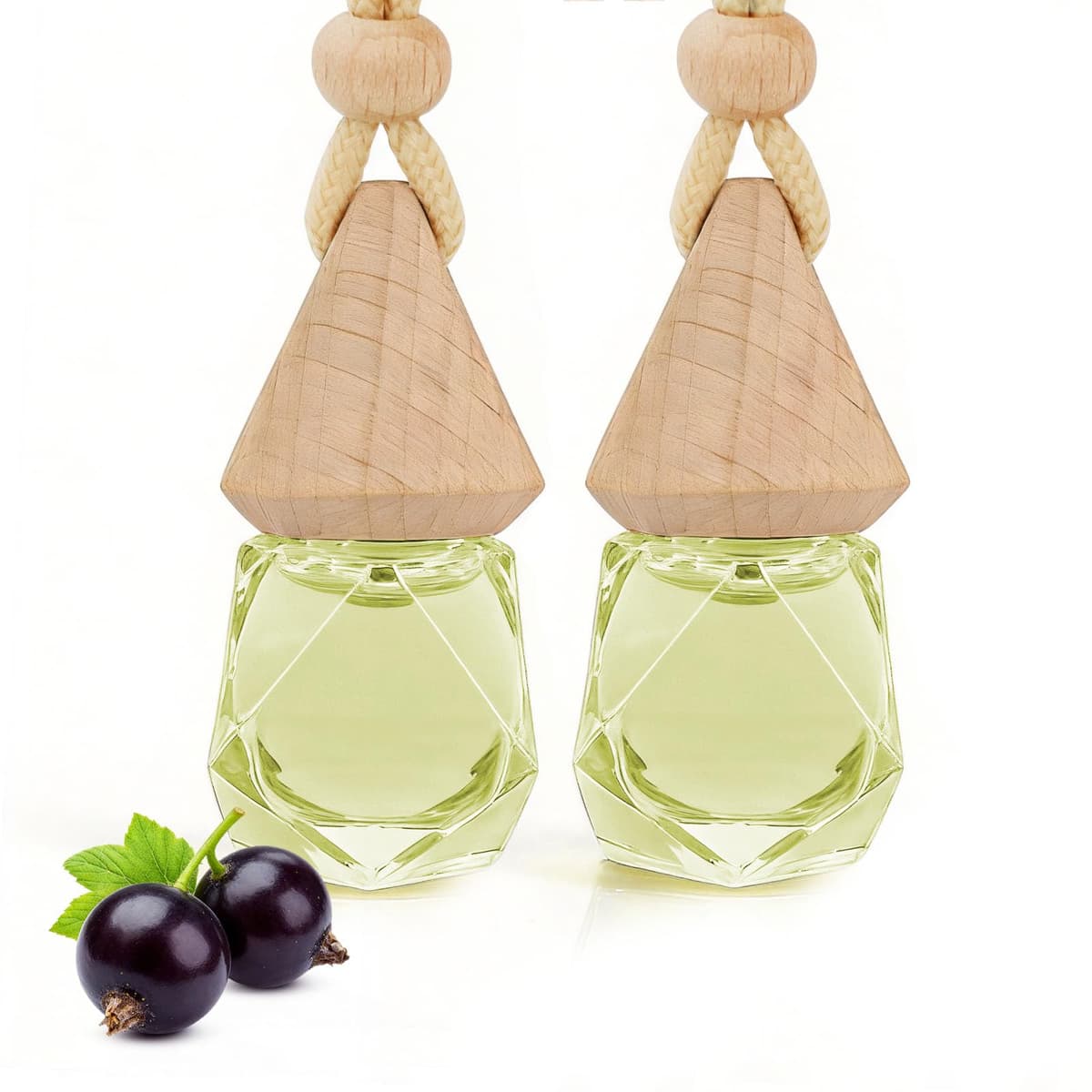 2 Pack Car Air Fresheners Citrus Orange Blossom & Forest Breeze Scent, Automotive Air Freshener with 2 Vent Clip, Strong Flower Perfume Car Diffuser Long Lasting up to 60 Days for Men & Women — view 10