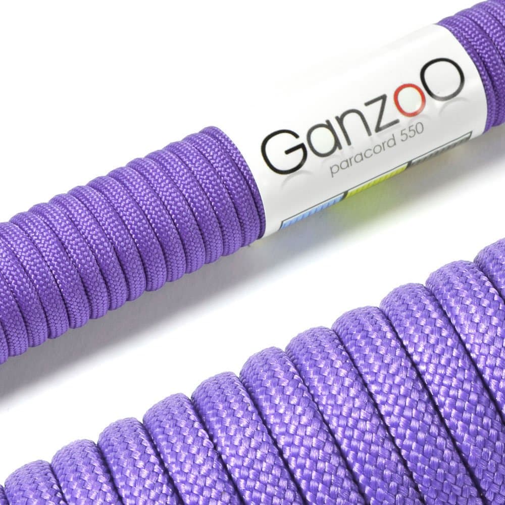Ganzoo Paracord 550, Cuerda de 4 mm, 30 Metros, Poliéster, Tipo 3-7 Hilos Interiores, Correa de Perro Collar Pulsera, Camping Supervivencia y Cuerda Multiusos, Verde Oscuro — view 19