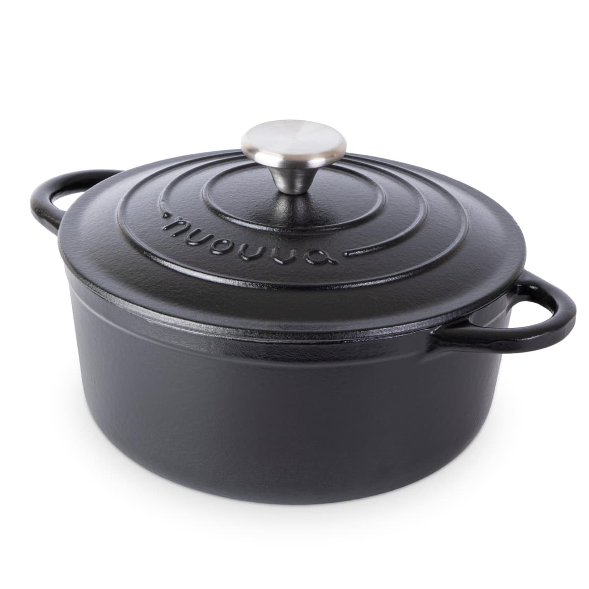 Nuovva Enamelled Cast Iron Dutch Oven Pot with Lid – 5 Quart Casserole Dish – Ceramic Dutch Oven for Bread Baking, Roasting, Braising & Stews – Oven Safe up to 500°F – 24cm Orange — view 34