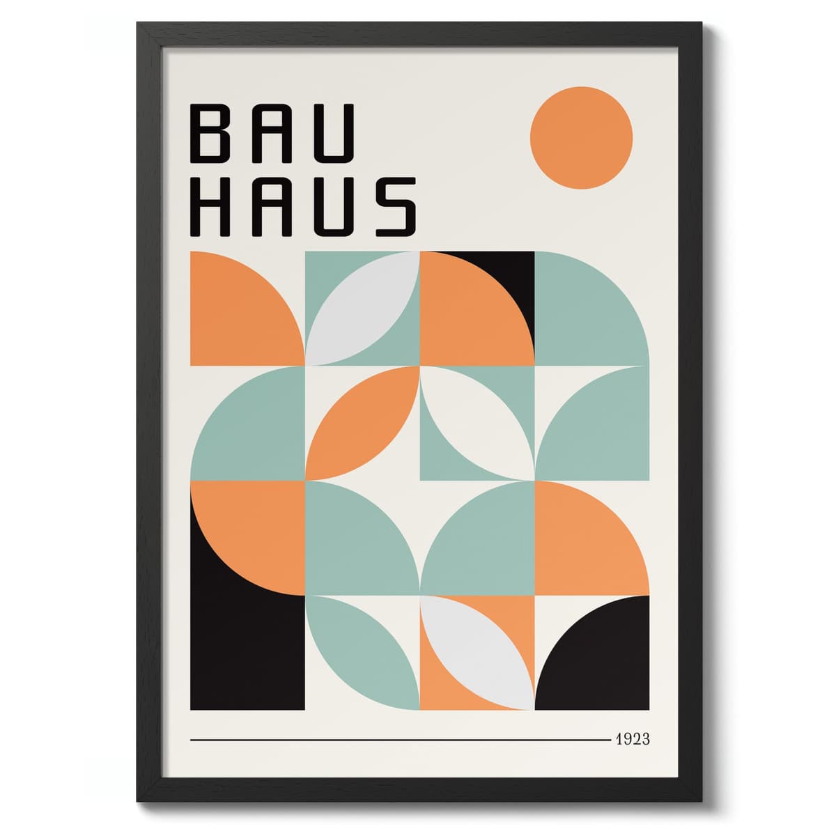 Bicycle Bauhaus Poster, Bauhaus Print, Framed Abstract Art, Mid-Century Wall Art, Modern Home Decor, Gift Idea, Archival Matte, A5 (Print Only) - 21x14.8cm — view 8