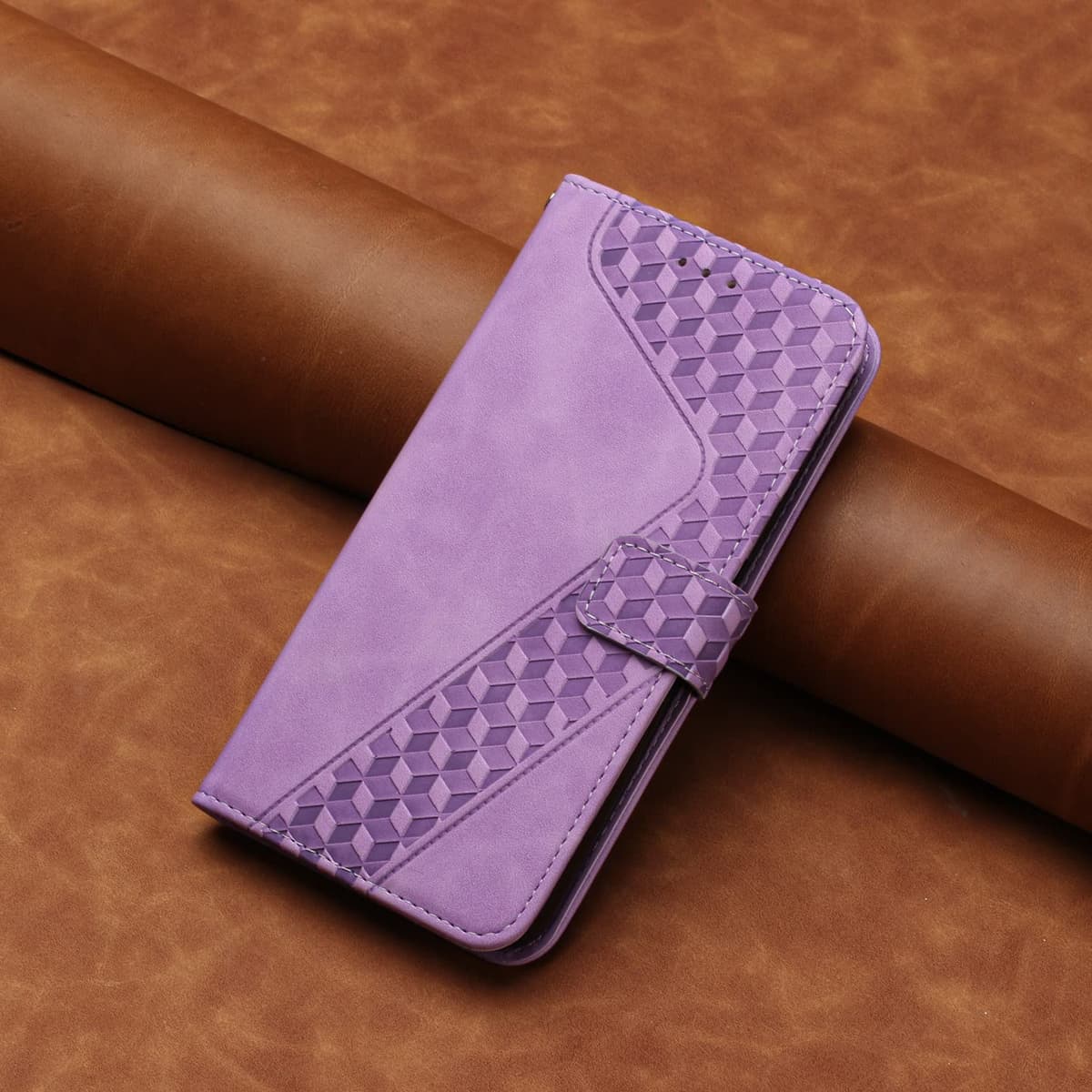 Funda para Vivo Y76 5G/Y76S/Y74S, PU Cuero Flip Carcasa Fundas Móvil de Tapa Libro Caso Piel PU para Vivo Y76 5G/Y76S/Y74S,Billetera Case Telefono Cubrir Móvil Cover con Cáscara de TPU(Púrpura) — view 7