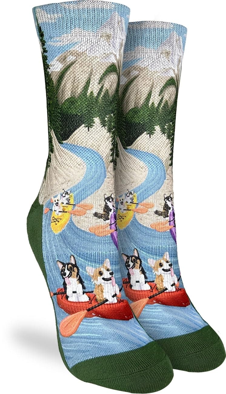 Good Luck Sock Women's Floral Dinosaurs Socks, Shoe Size 5-9 — view 264