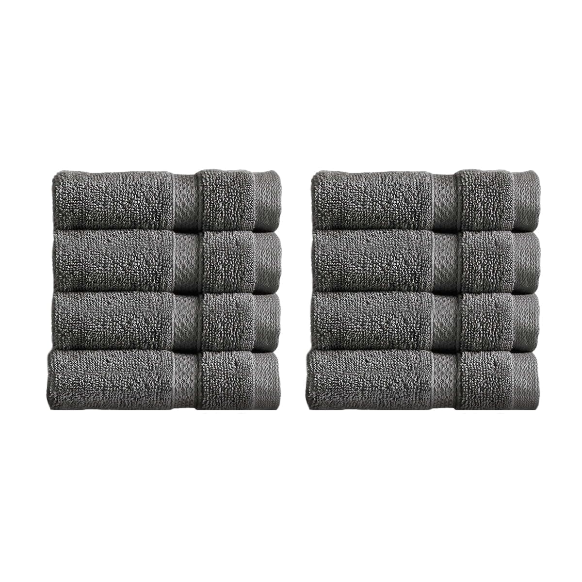 Christy Chroma Bath Towels | Set of 2 | Highly Absorbent Heavyweight 675GSM | Bold and Bright | Soft Velvety Smooth Bathroom Shower Towels | 100% Cotton | Sustainably Made | Ash Grey — view 27