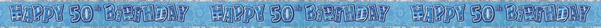 Unique Party 92068 - 9ft Foil Glitz Pink Happy 80th Birthday Banner — view 145